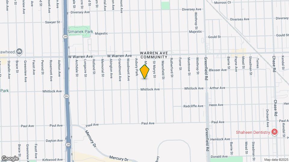 6761 Mettetal St Map and Location Details