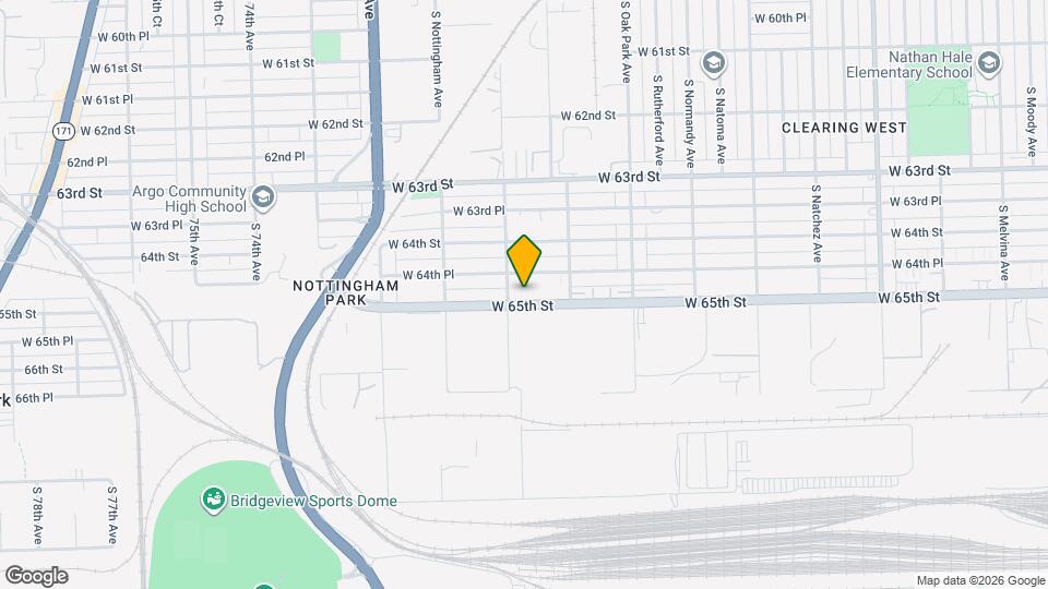 6946 W 65th St Mapa y Detalles de la Ubicación