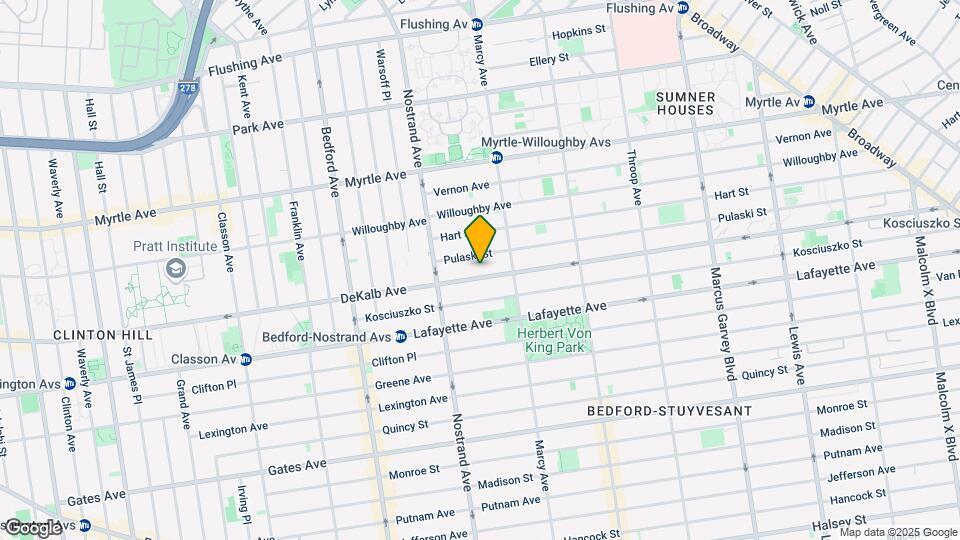 655 DeKalb Ave-Unit -F Map and Location Details
