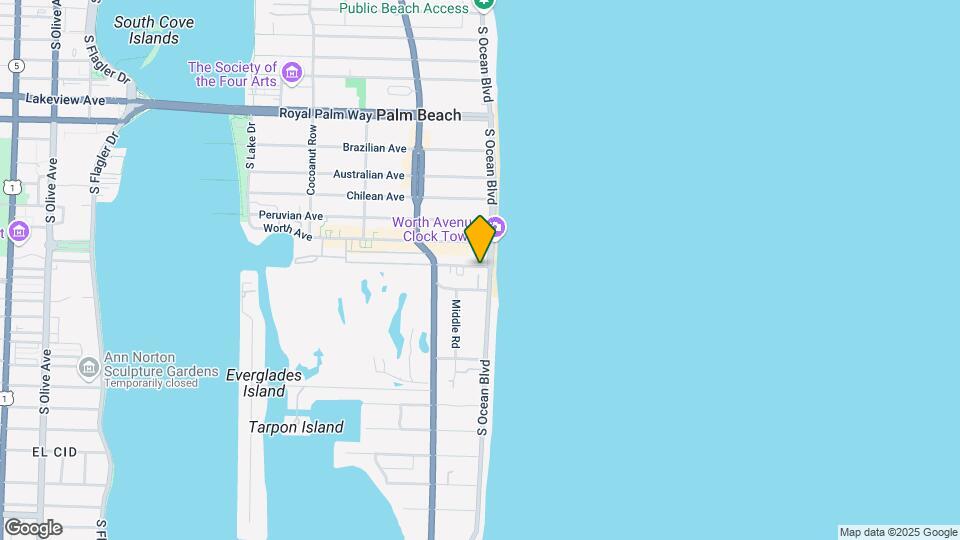 Palm Beach Ocean View Apartments Map and Location Details