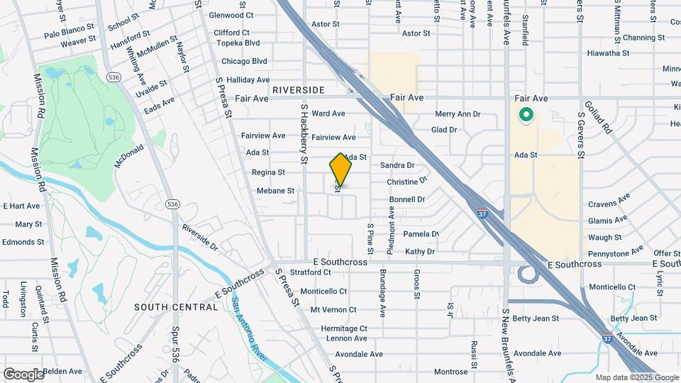 503 Mebane St Map and Location Details