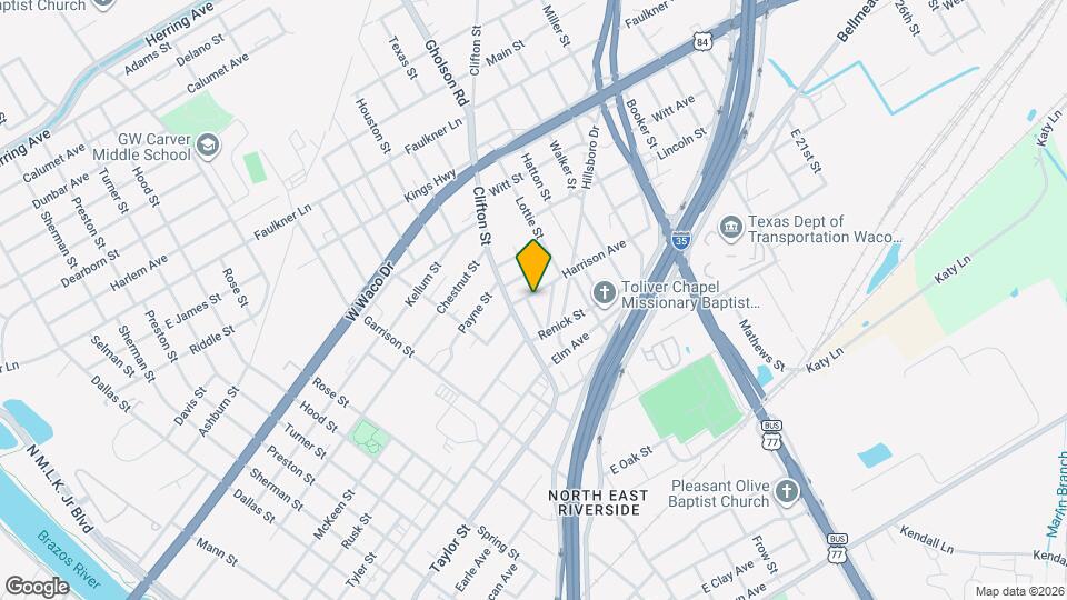 1301 Harrison Ave Map and Location Details