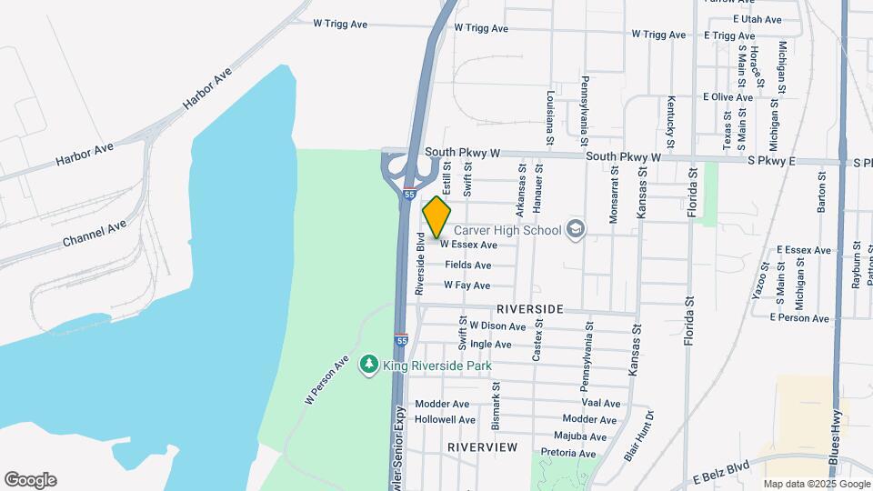 359 W Dison Ave Mapa y Detalles de la Ubicación