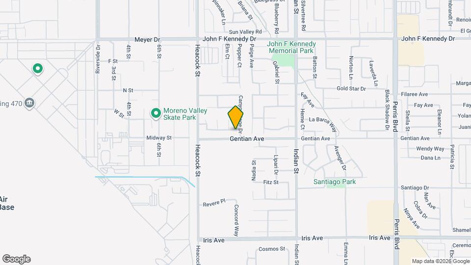 24201 Puddingstone Dr Map and Location Details