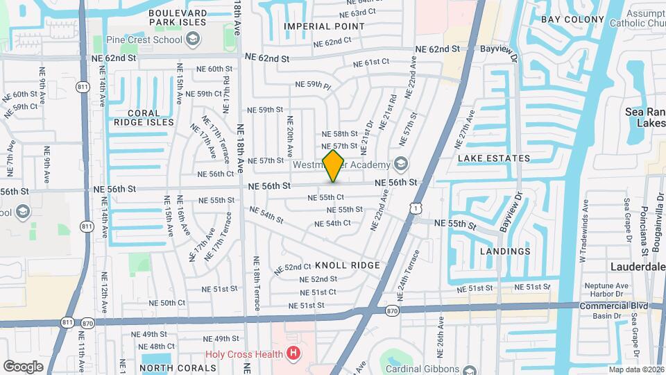 2070 NE 56th St Map and Location Details