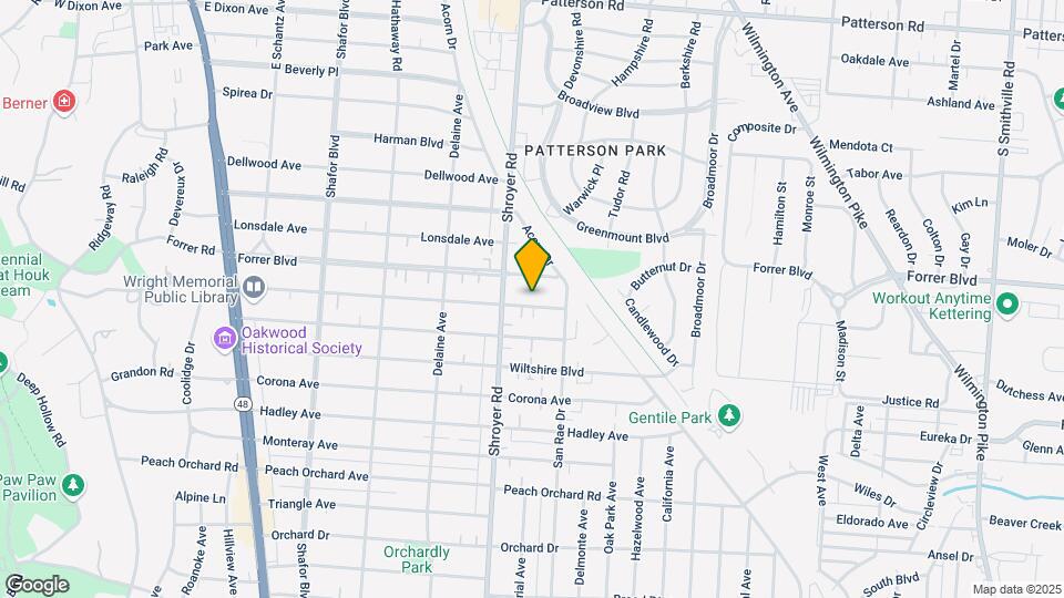 527 Aberdeen Ave Map and Location Details