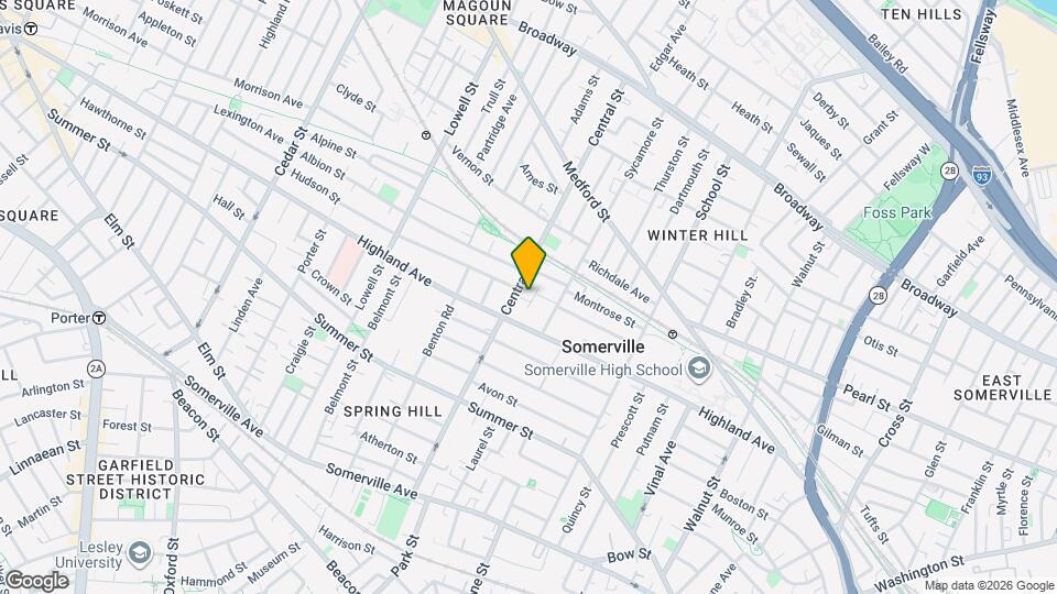 16 Central Rd, Unit 1 Mapa y Detalles de la Ubicación