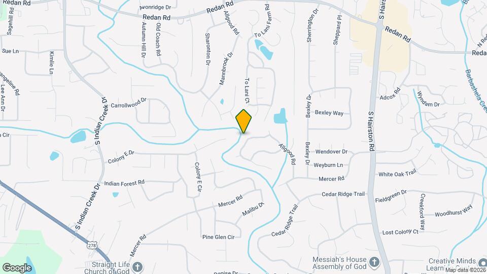 1375 Red Cedar Trail Map and Location Details