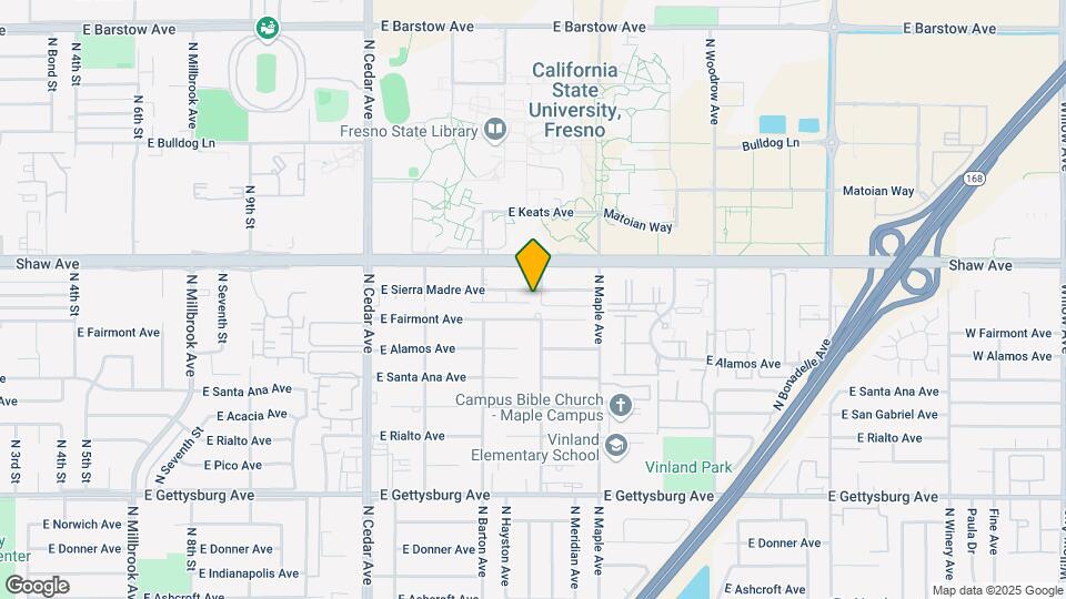 4540 E Sierra Madre Ave Map and Location Details