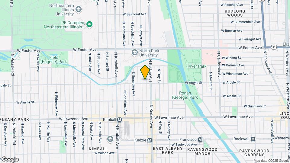 5001 N Sawyer Ave Map and Location Details