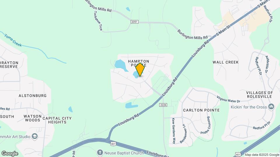 205 Hampton Lake Dr Map and Location Details