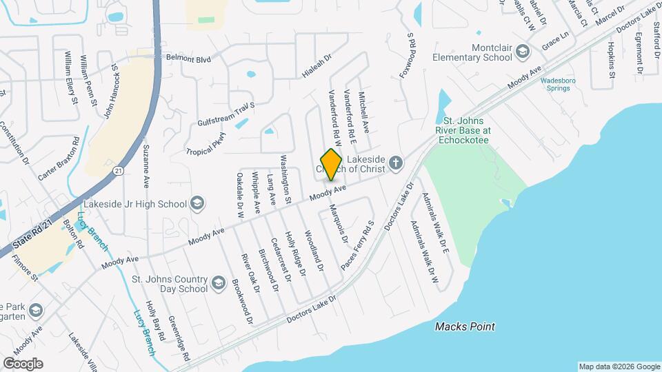 3400 Red Oak Cir Map and Location Details