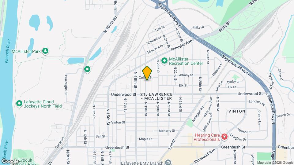 2209 N 19th St Map and Location Details