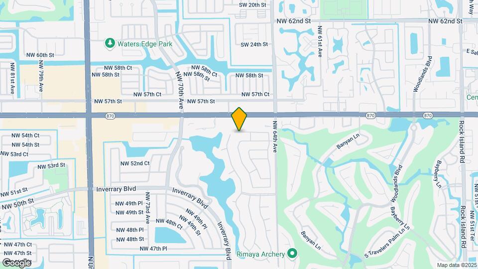 6512 NW 54th Ct Map and Location Details