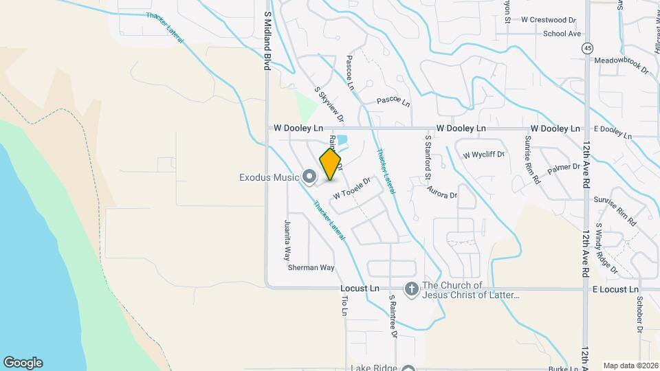 3328 S Malad Dr Map and Location Details