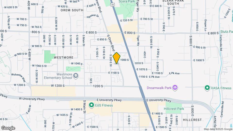 1030 S Orem Blvd Map and Location Details
