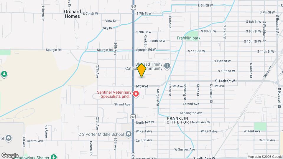 1528 S Reserve St Map and Location Details