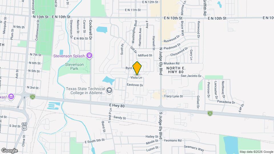 828 Vista Map and Location Details