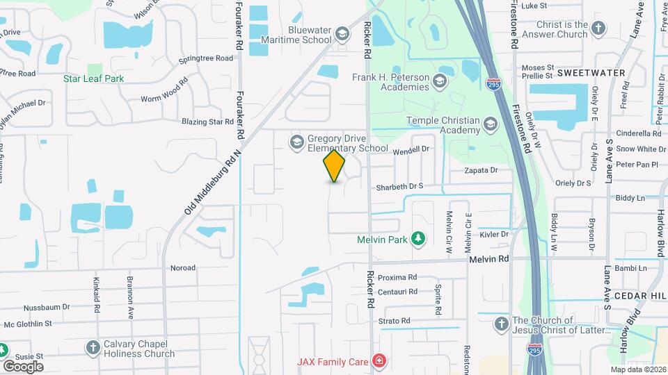 4373 Melissa Ct W Map and Location Details