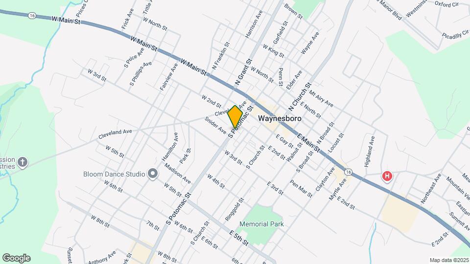 115 S Potomac St Map and Location Details