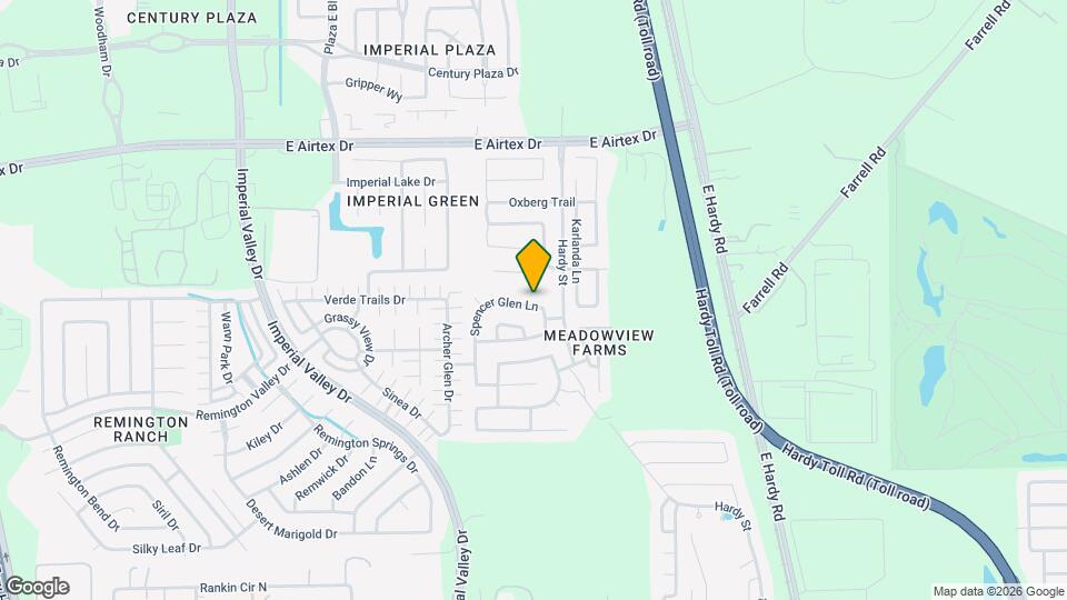 1519 Spencer Glen Ln Map and Location Details