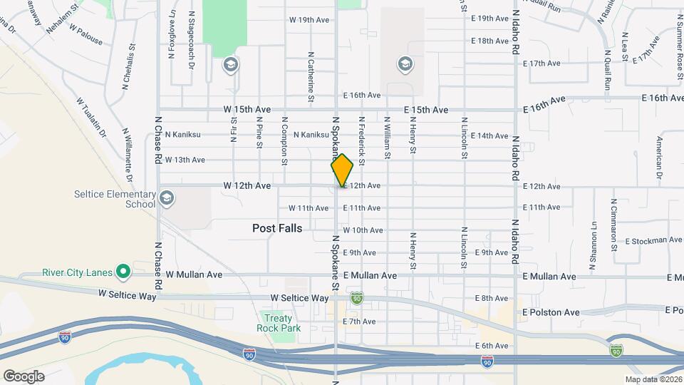 1110 N Spokane St Mapa y Detalles de la Ubicación