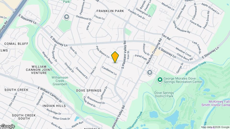 5701 Claystone Cove Mapa y Detalles de la Ubicación