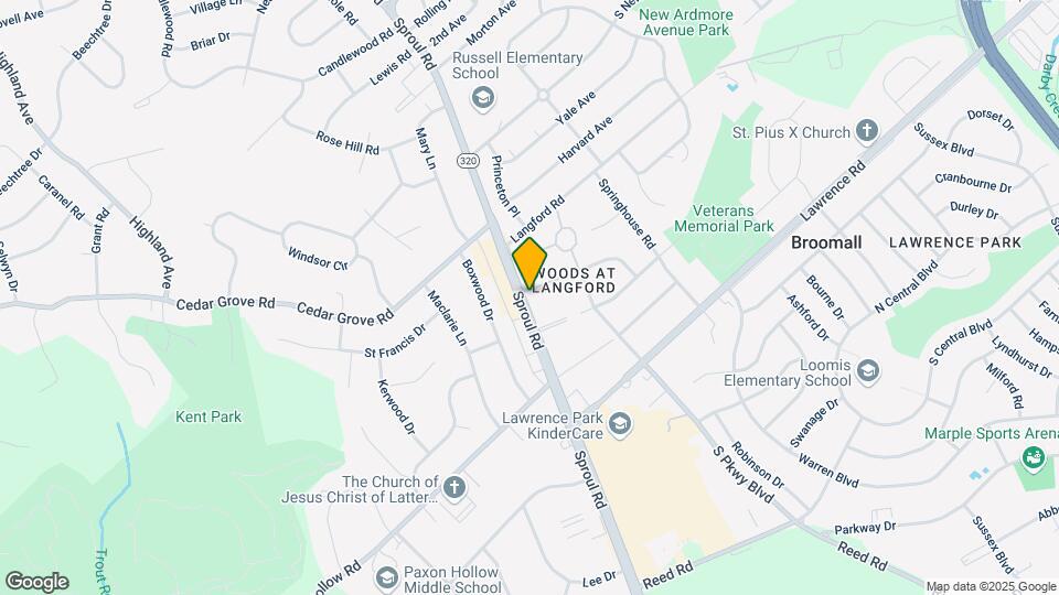2035 Sproul Rd Map and Location Details
