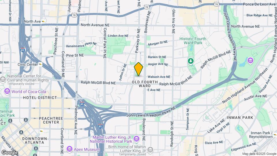 447 Wabash Ave Map and Location Details