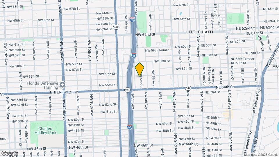 5530 NW 5th Ct Map and Location Details
