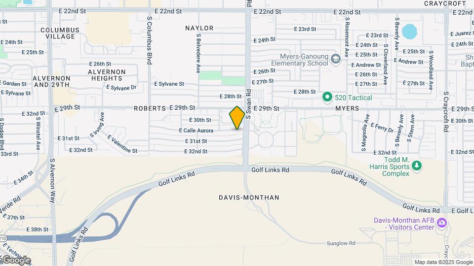 4650 E Calle Aurora Map and Location Details