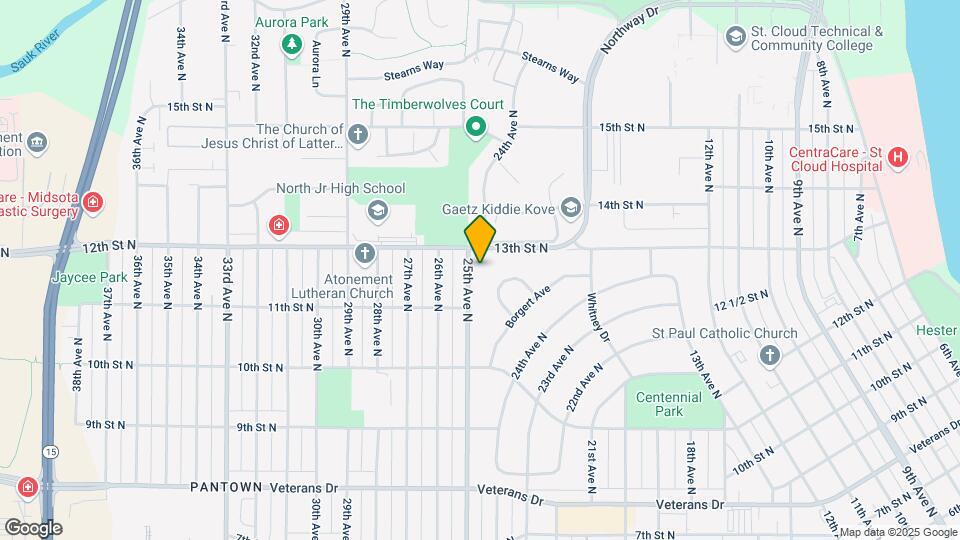 1134 25th Ave N Mapa y Detalles de la Ubicación