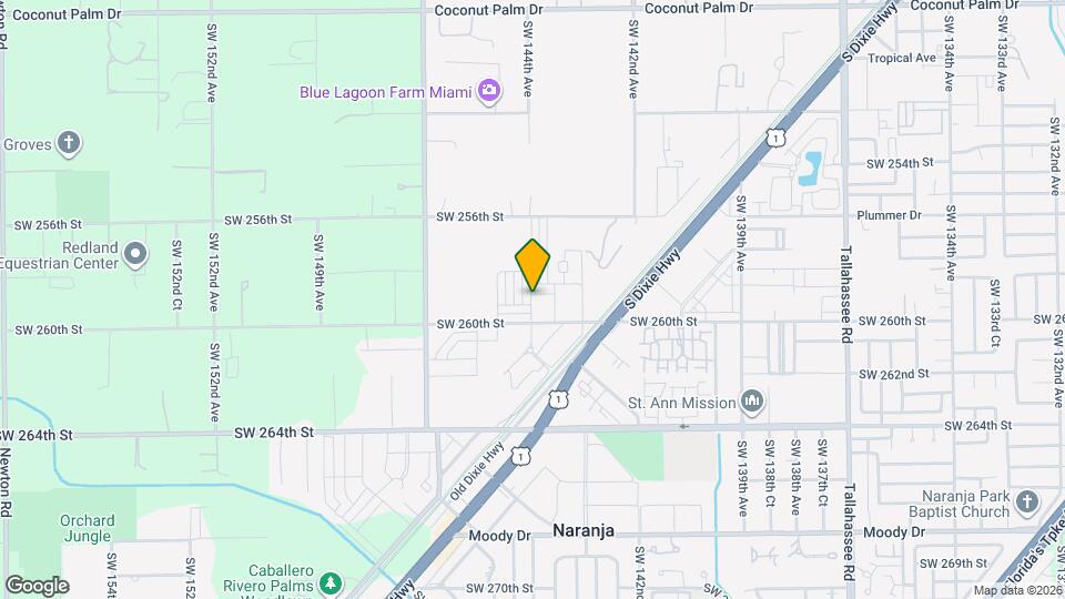 25885 SW 144th Ave Map and Location Details