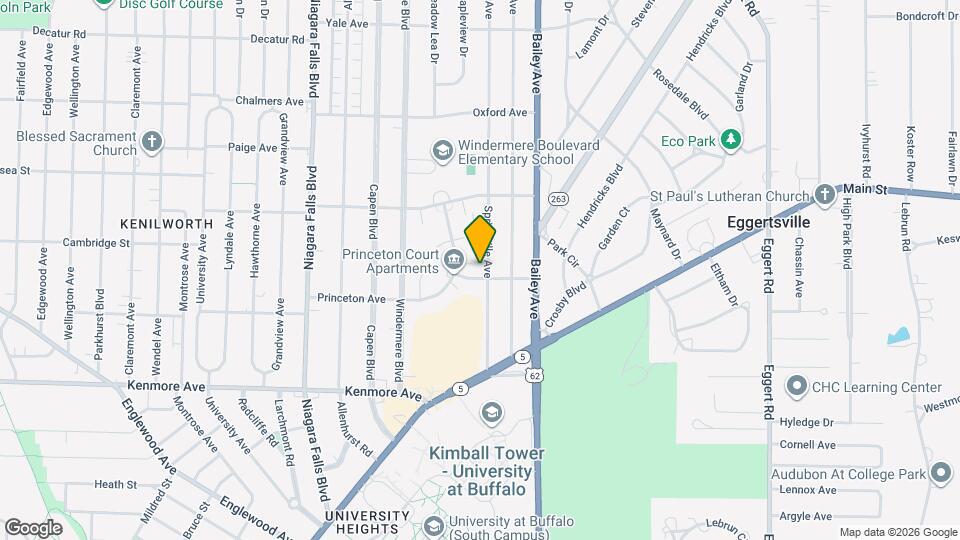 116 Springville Ave Map and Location Details