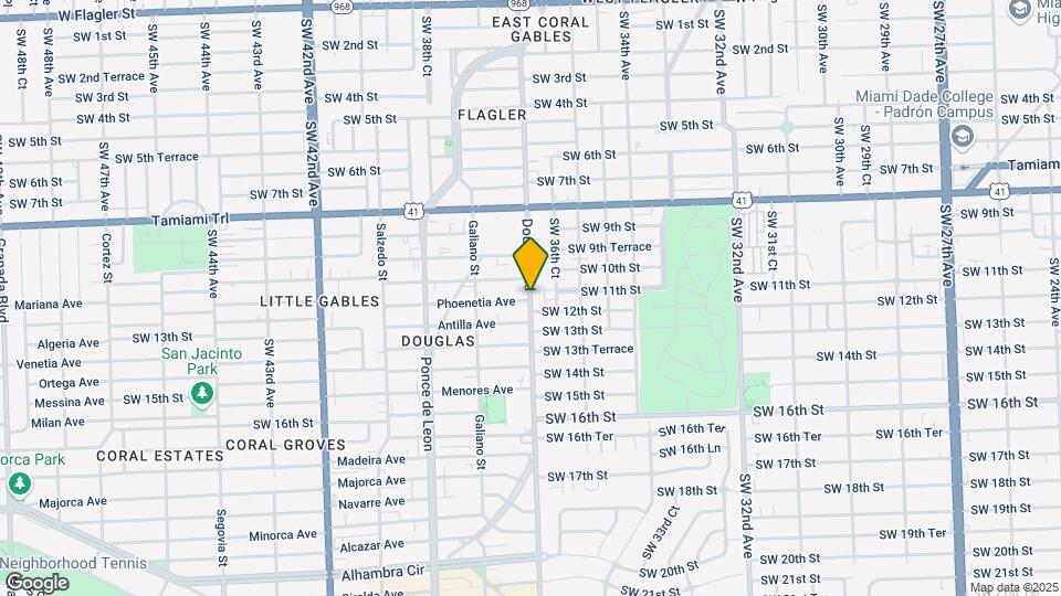 1117 Douglas Rd Map and Location Details