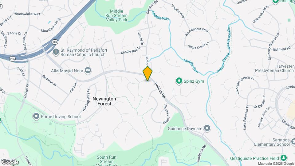 7907 Gambrill Ct Map and Location Details