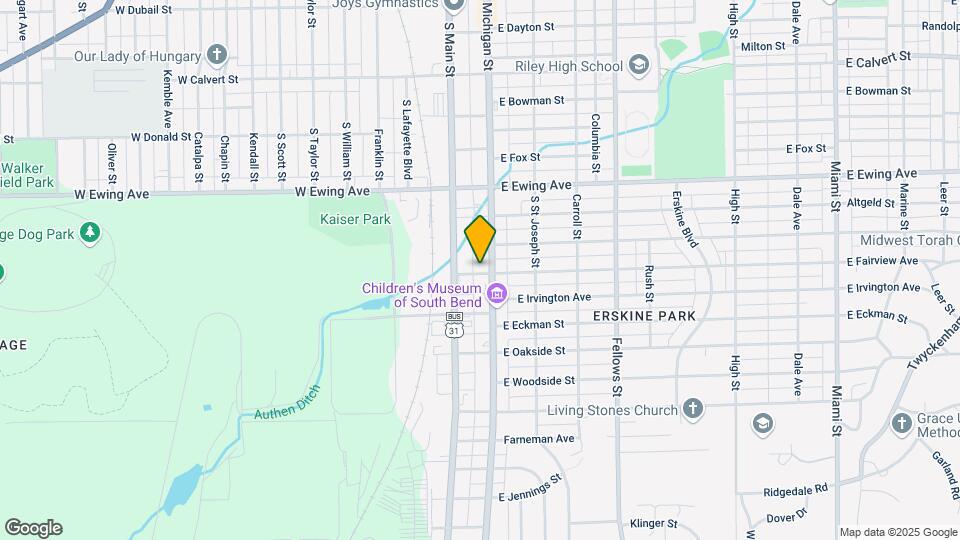 107 W Fairview Ave Map and Location Details