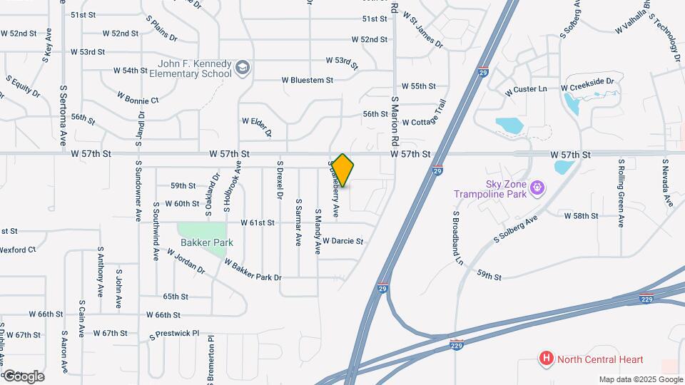 Cozy 2 Bedroom, 1 Bath Twin Home with 2 st Map and Location Details