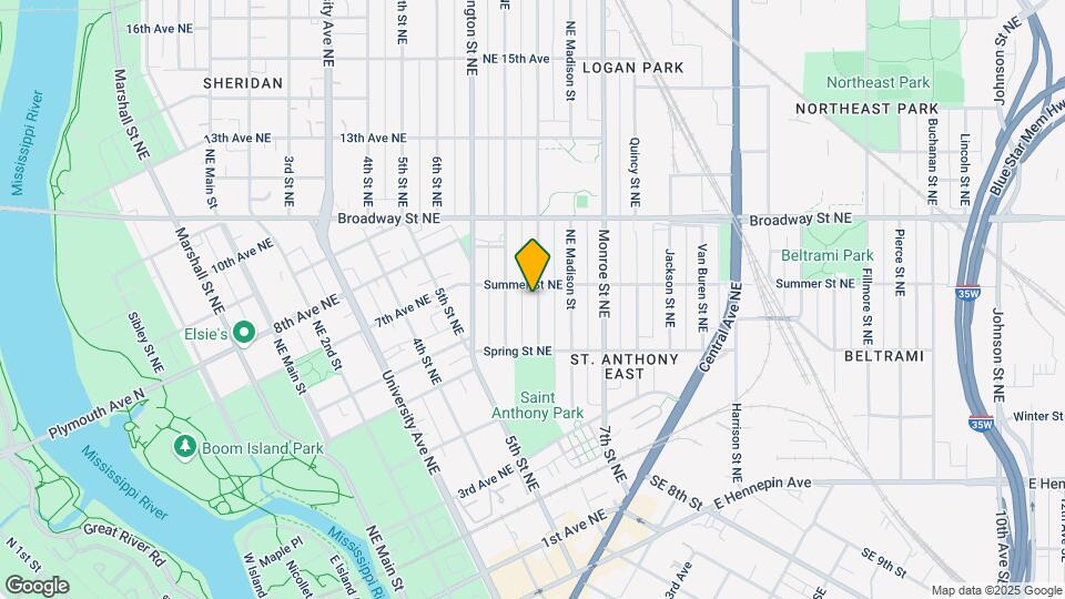 650 Jefferson St NE Map and Location Details
