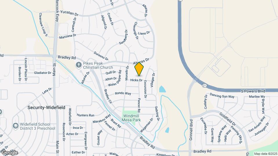 5444 Hicks Dr Map and Location Details