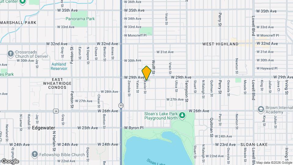 2836 Xavier St, Unit 2836 Mapa y Detalles de la Ubicación