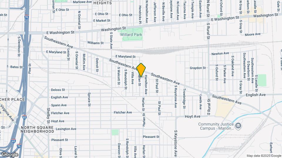 321 Harlan St Mapa y Detalles de la Ubicación
