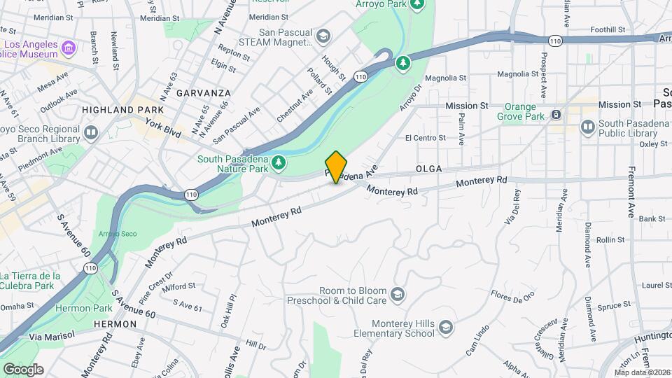 236 Monterey Rd, Unit M Map and Location Details