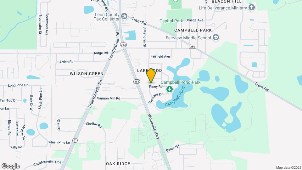 3611 S Lakewood Dr Map and Location Details