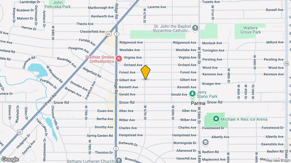 6615 Gilbert Ave Map and Location Details