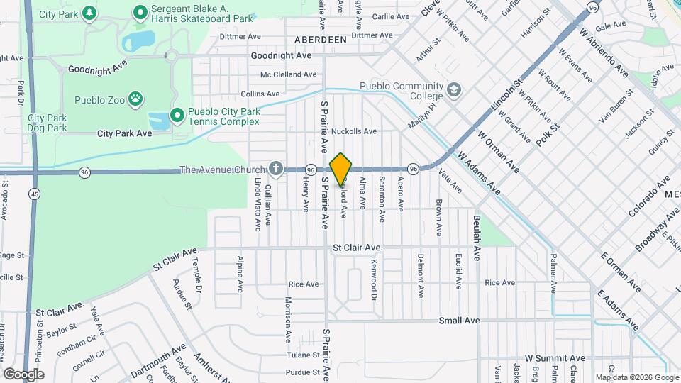 527 Gaylord Ave, Unit 63 Dana St #12, Map and Location Details