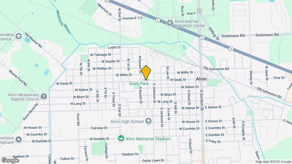 102 S Beauregard St Map and Location Details