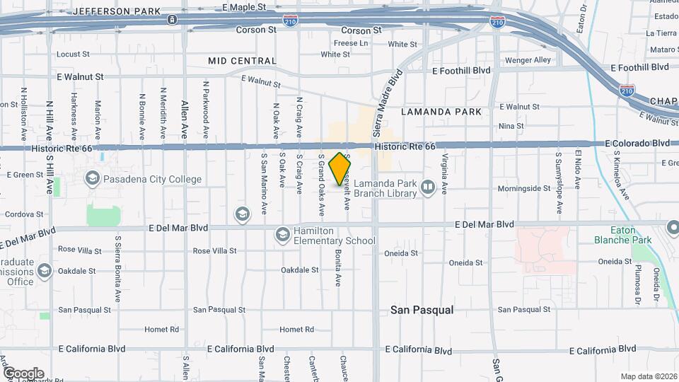 123 S Roosevelt Ave, Unit 8 Map and Location Details