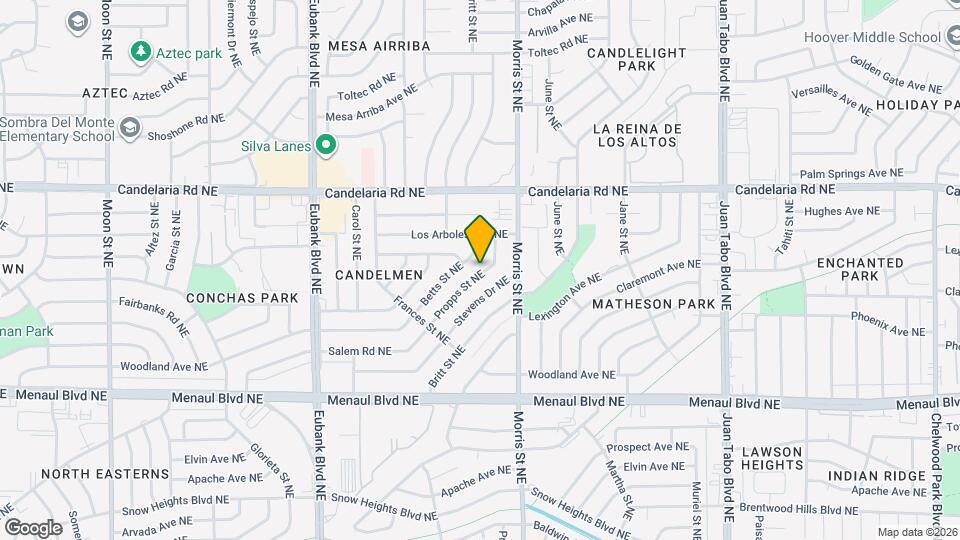 10225 Propps St NE Mapa y Detalles de la Ubicación