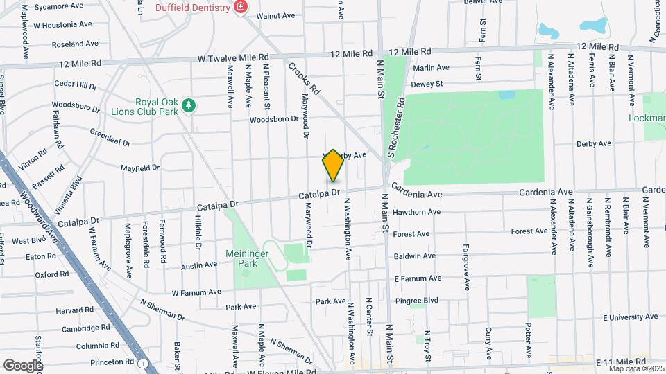 322 Catalpa Dr Map and Location Details
